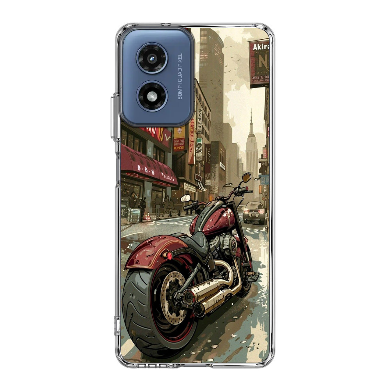Motorcycle In Tokyo Streets Motorola Moto G Play 2024 Case