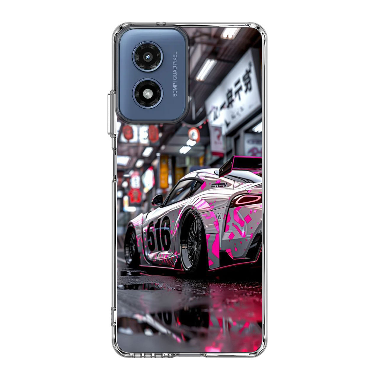 Neon Apex Drift Dreams Motorola Moto G Play 2024 Case