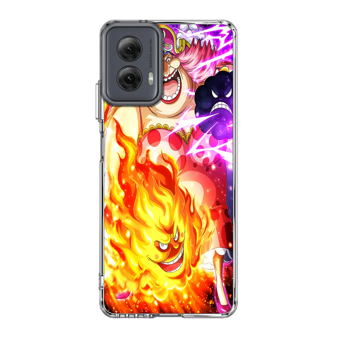 Big Mom With Prometheus And Zeus Motorola Moto G Power 5G 2024 Case