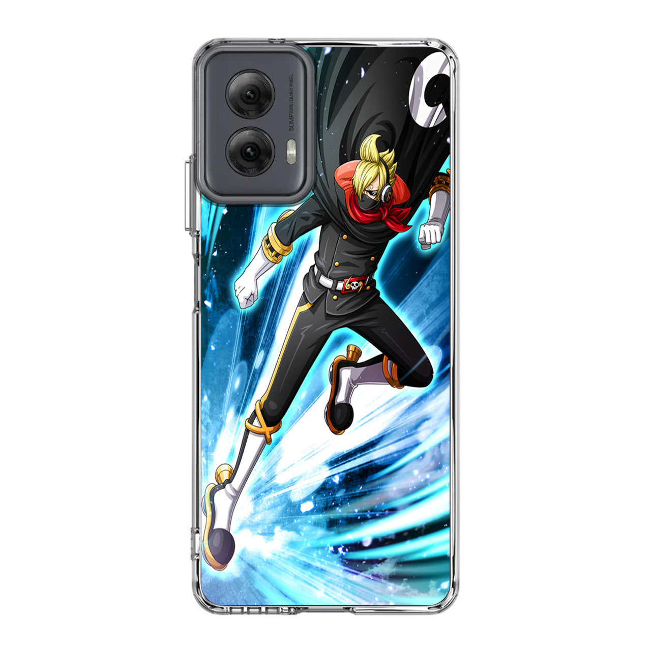 Stealth Black Vinsmoke Sanji Motorola Moto G Power 5G 2024 Case