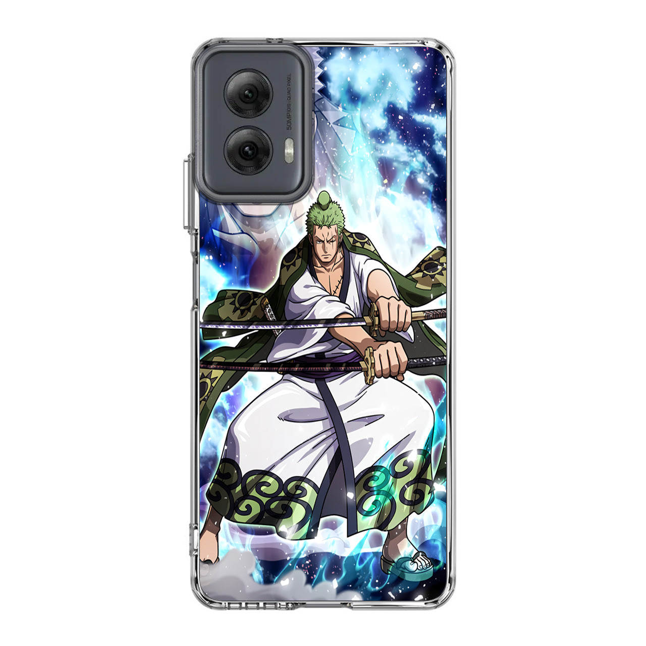 Zoro Two-Sword Style Arc Wano Motorola Moto G Power 5G 2024 Case