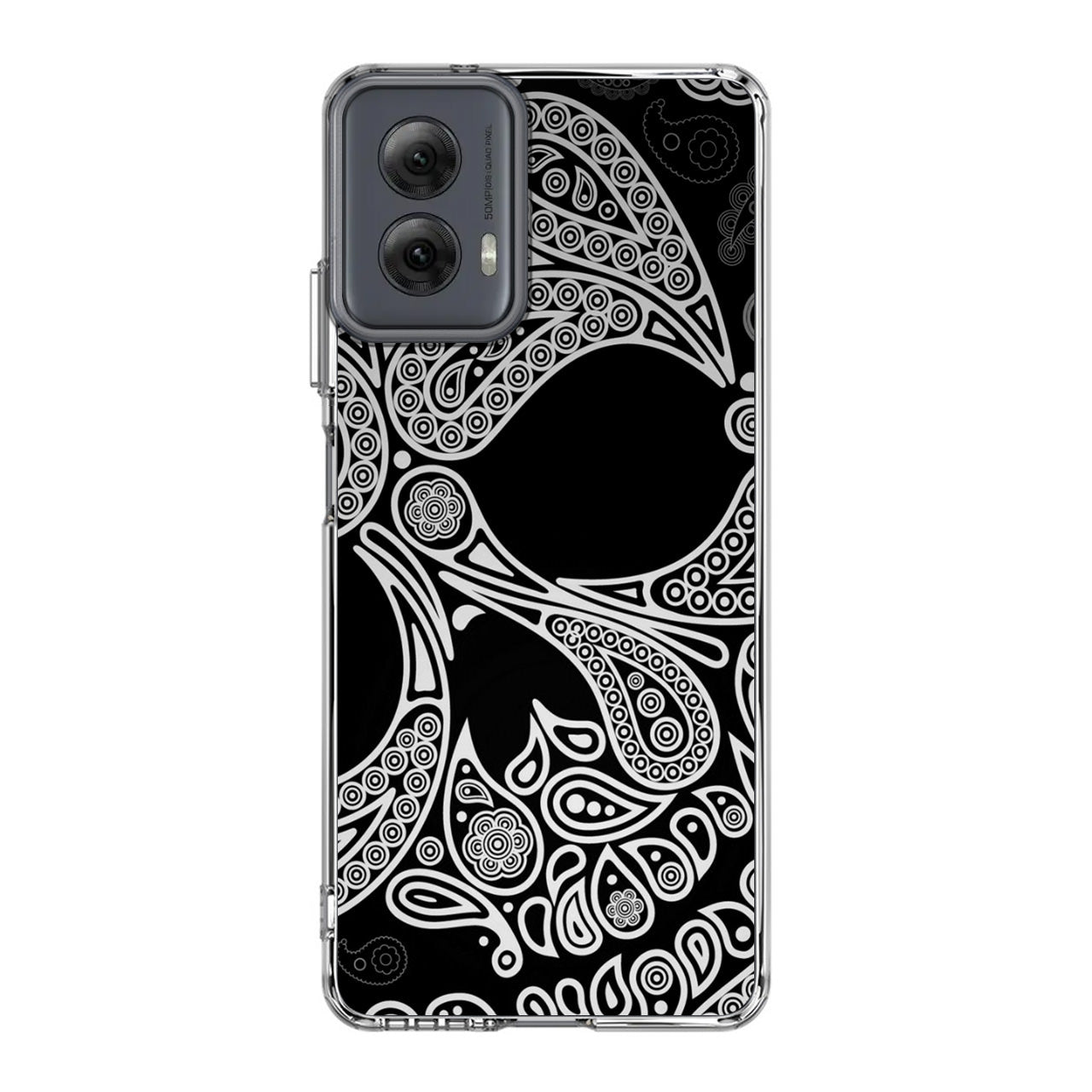 Black Skull Motorola Moto G Power 5G 2024 Case