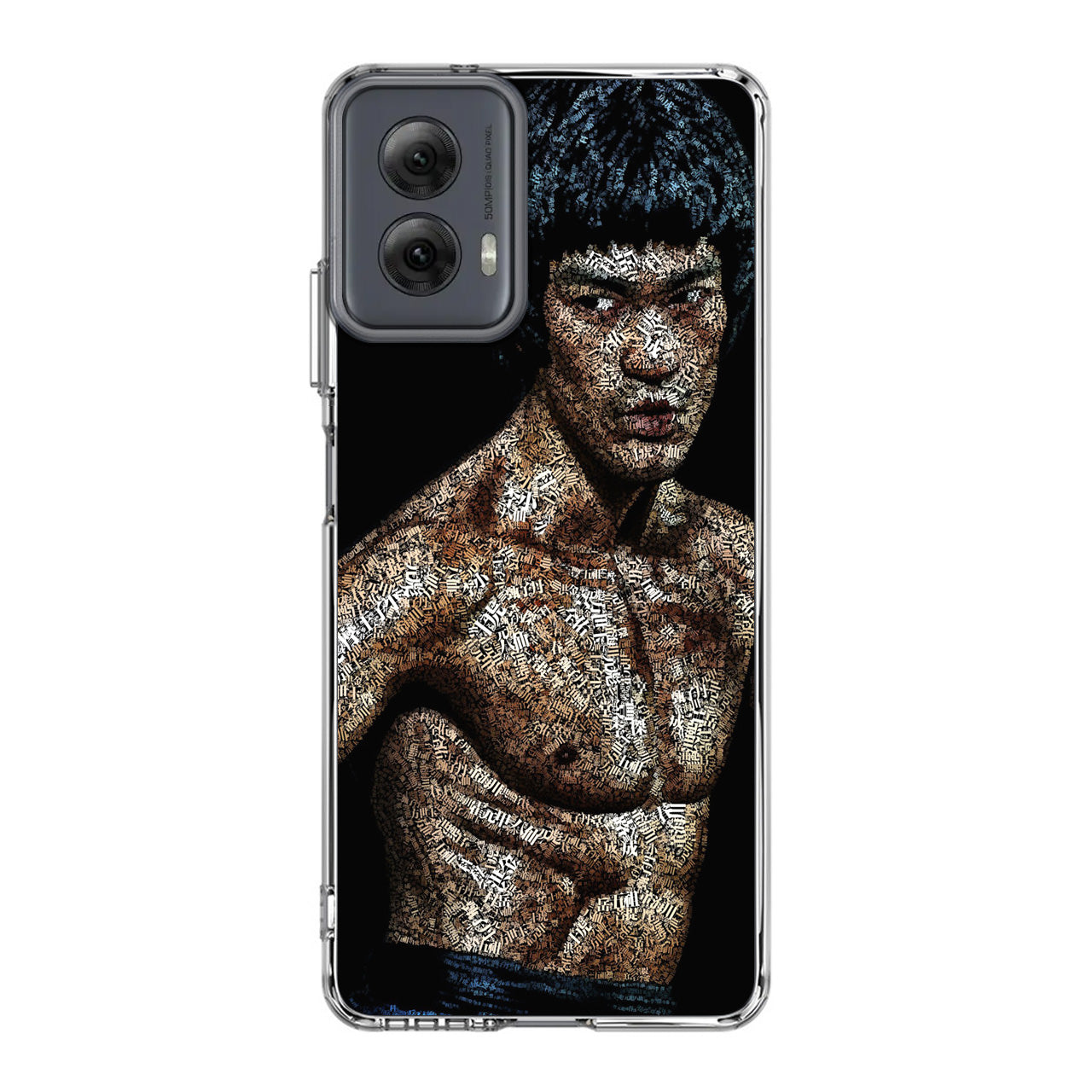 Bruce Lee Typograph Motorola Moto G Power 5G 2024 Case