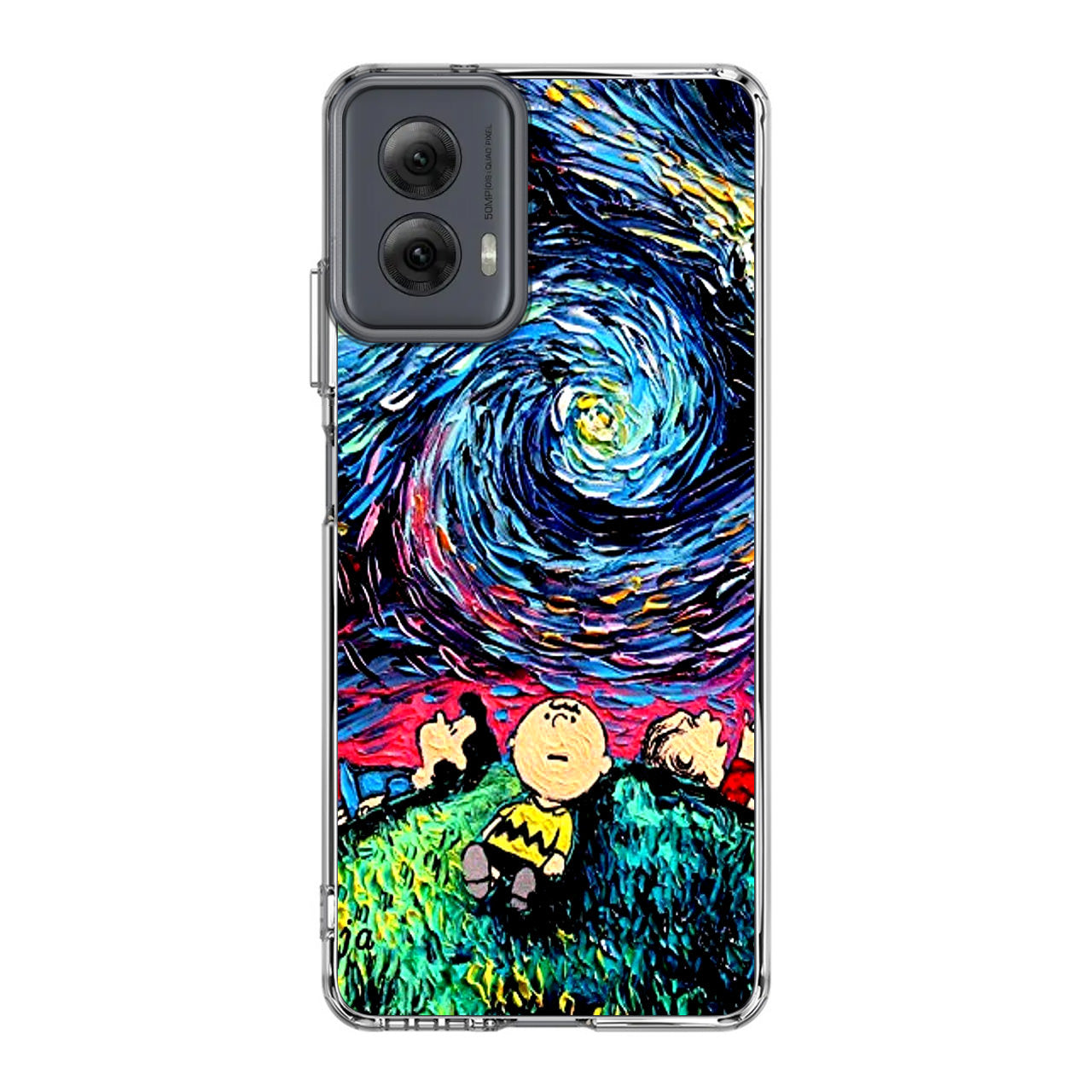 Peanuts At Starry Night Motorola Moto G Power 5G 2024 Case
