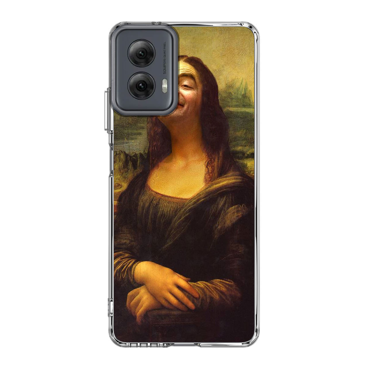 Rowan Atkinson Monalisa Funny Motorola Moto G Power 5G 2024 Case