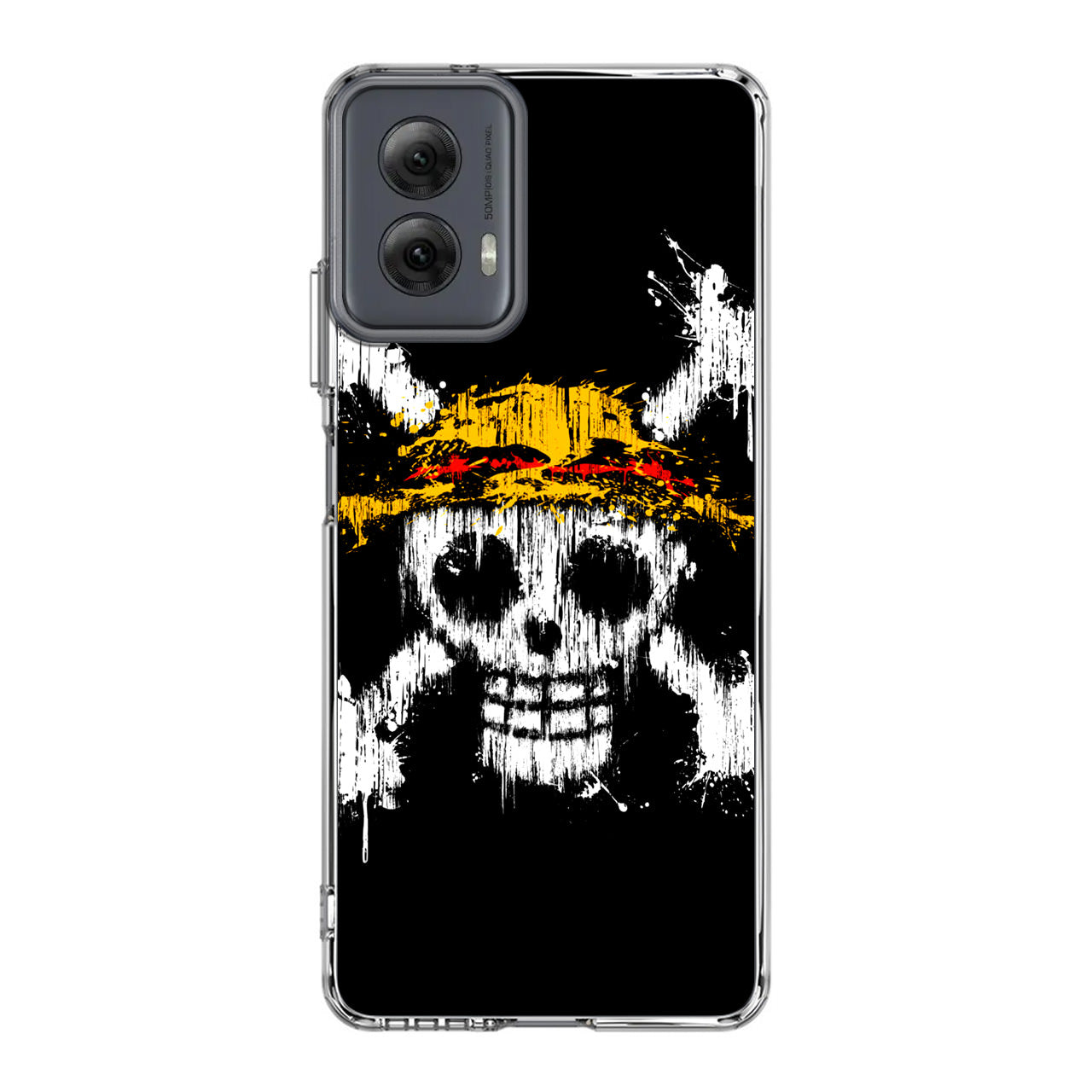 Straw Hat Pirate Logo Paint Motorola Moto G Power 5G 2024 Case