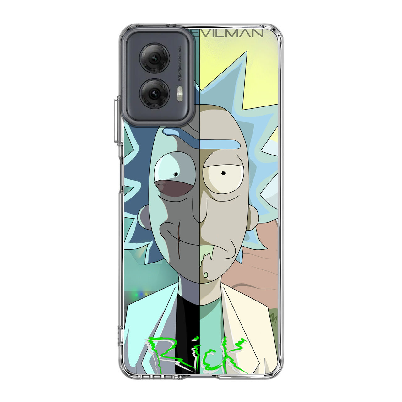 Super Evil Man Rick And Rick Motorola Moto G Power 5G 2024 Case