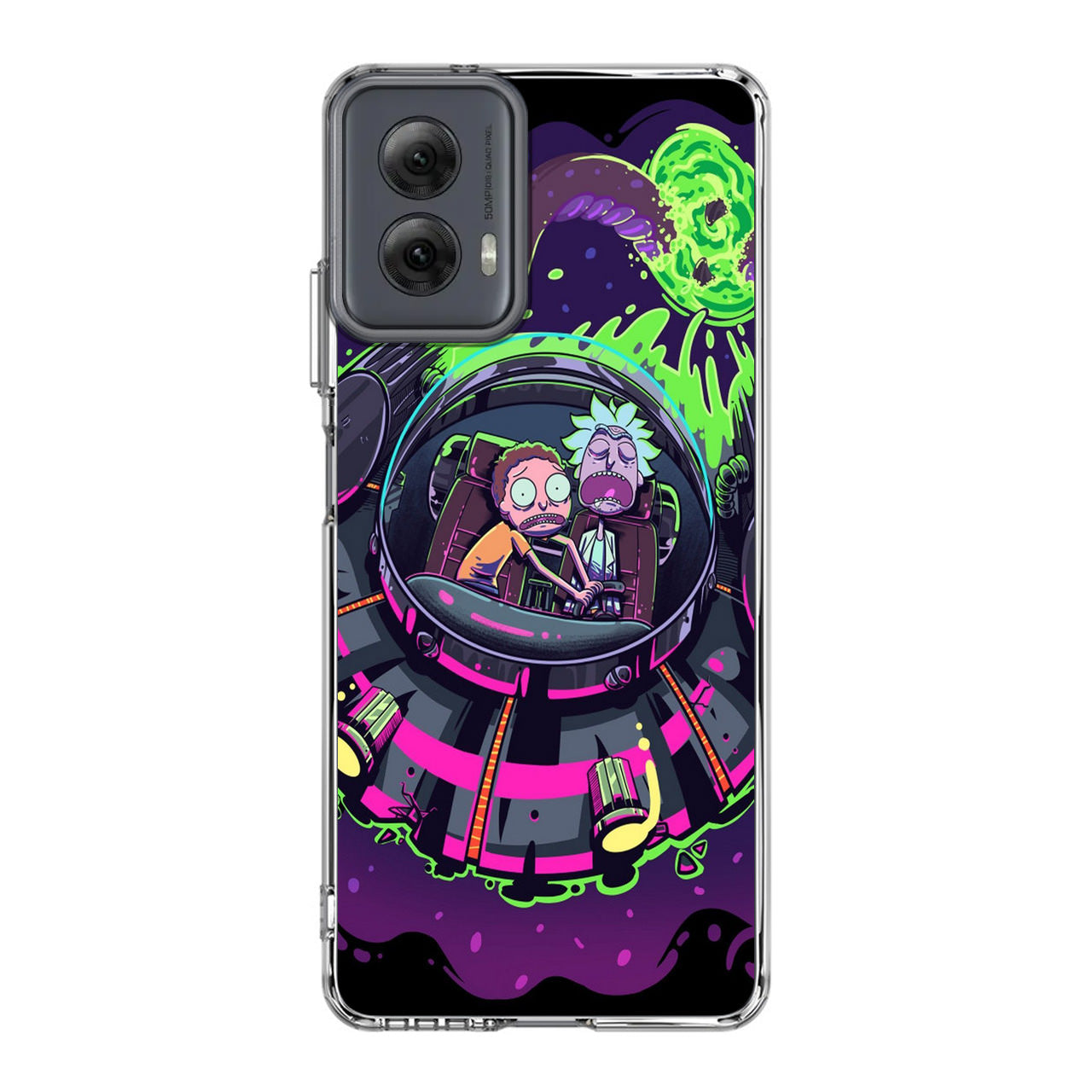 Rick And Morty Spaceship Motorola Moto G Power 5G 2024 Case