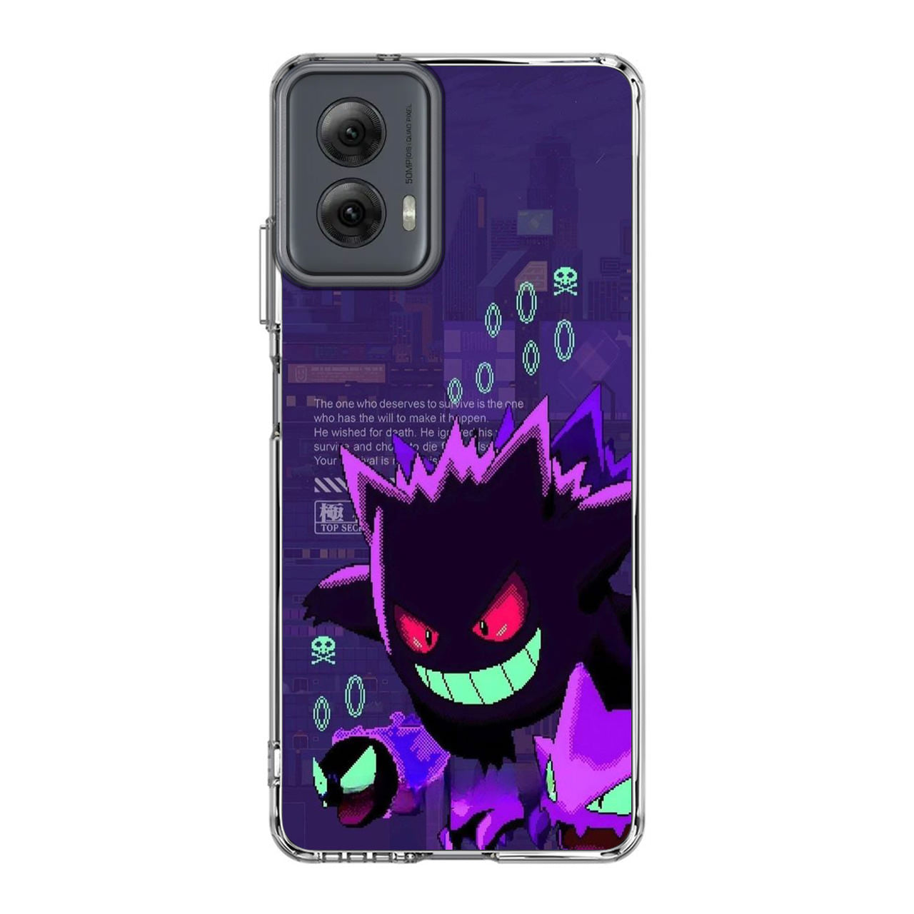 Gengar Pixel Art Motorola Moto G Power 5G 2024 Case