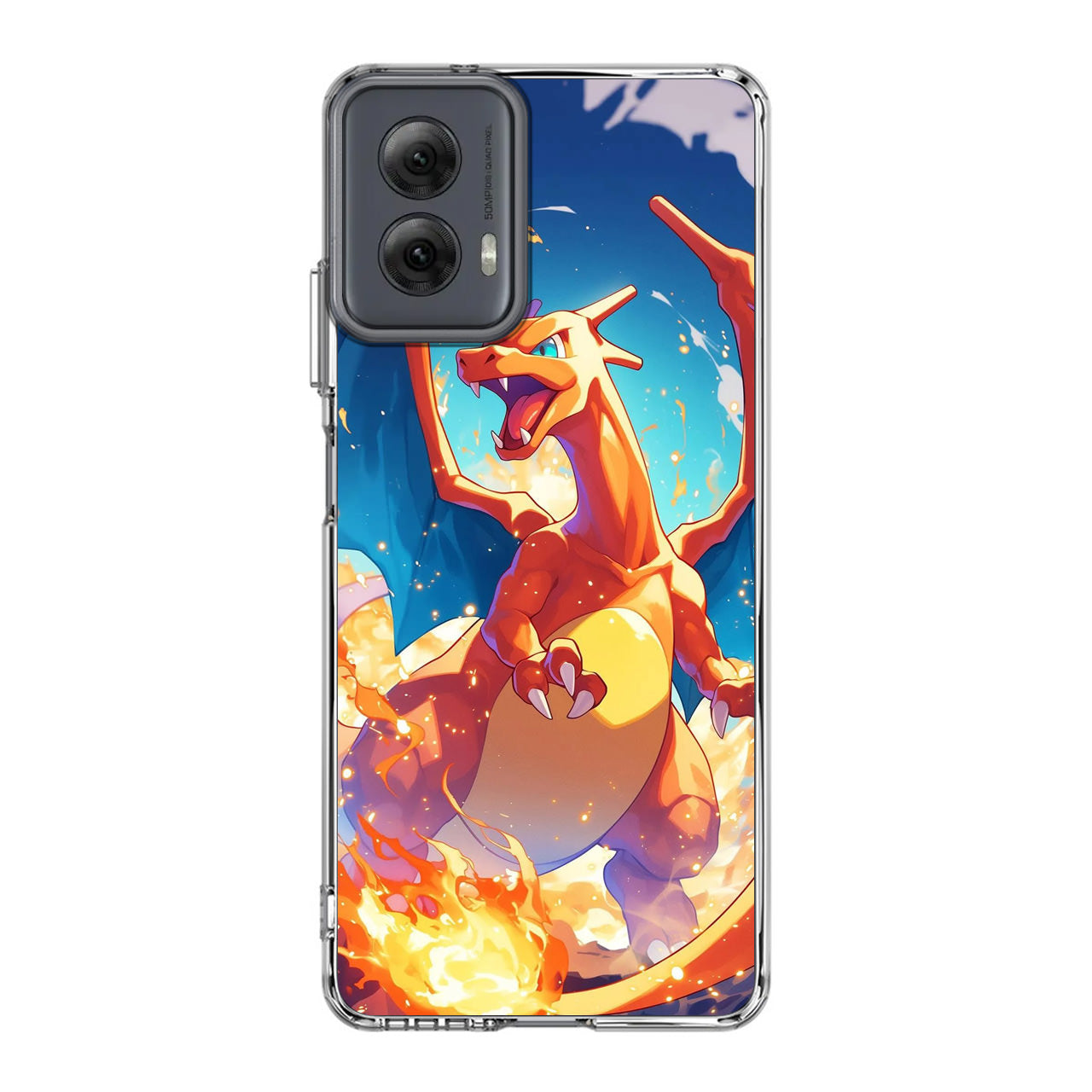 Charizard Crimson Storm Motorola Moto G Power 5G 2024 Case