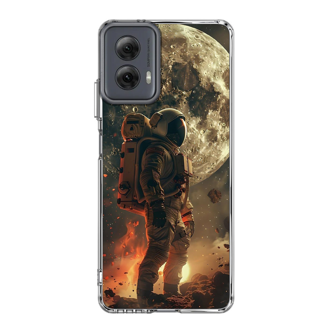Lunar Sentinel Guardian of the Void Motorola Moto G Power 5G 2024 Case
