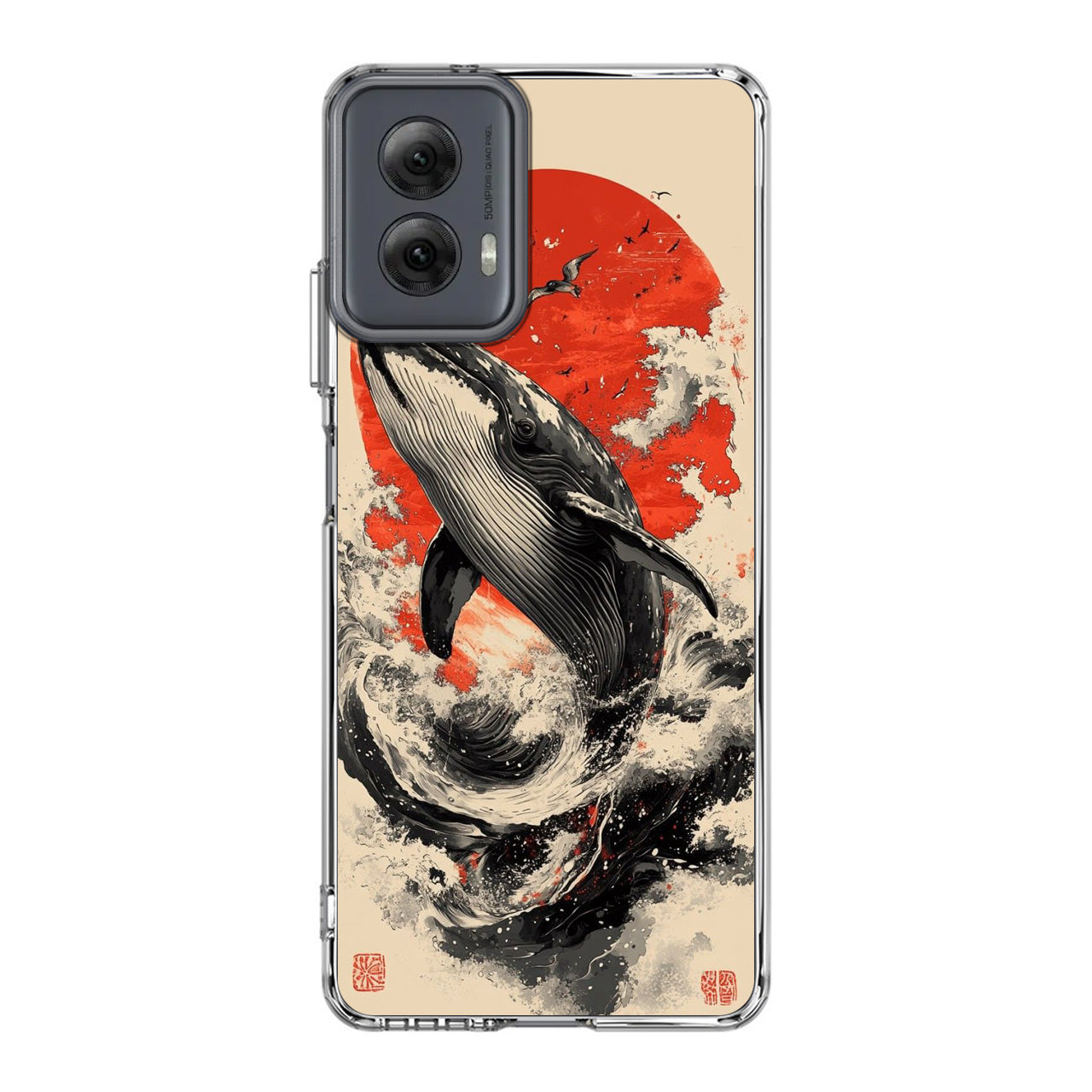 The Whale Rises Motorola Moto G Power 5G 2024 Case