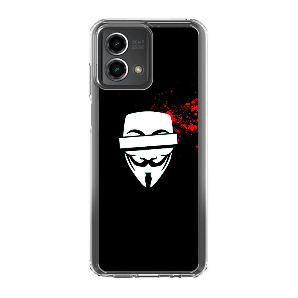 Anonymous Blood Splashes Motorola Moto G Stylus 5G 2023 Case