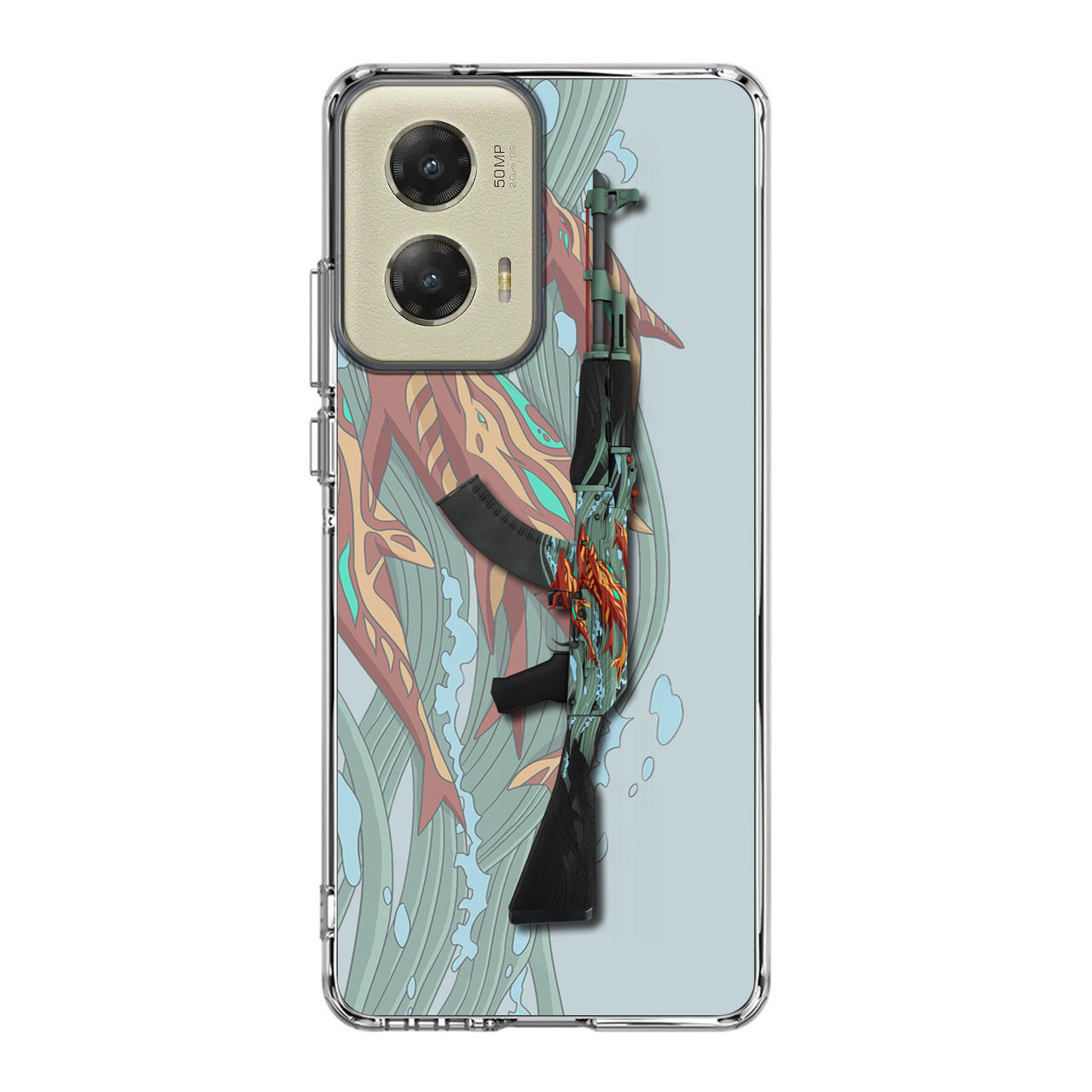 AK-47 Aquamarine Revenge Motorola Moto G Stylus 5G 2024 Case