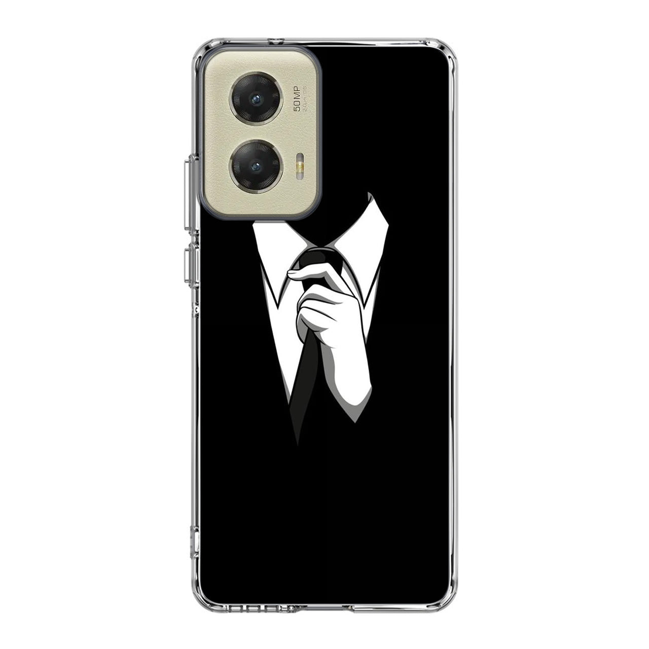 Anonymous Black White Tie Motorola Moto G Stylus 5G 2024 Case