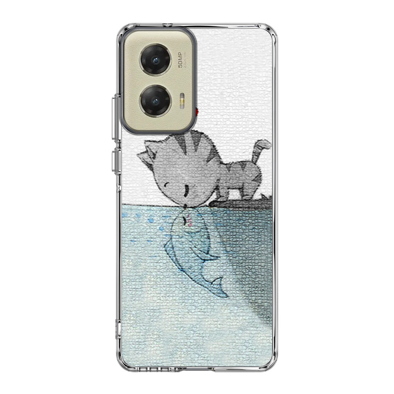 Cat Fish Kisses Motorola Moto G Stylus 5G 2024 Case