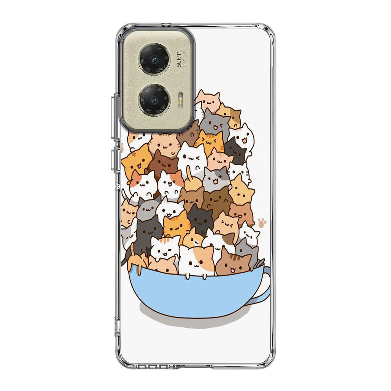 Cats on A Bowl Motorola Moto G Stylus 5G 2024 Case