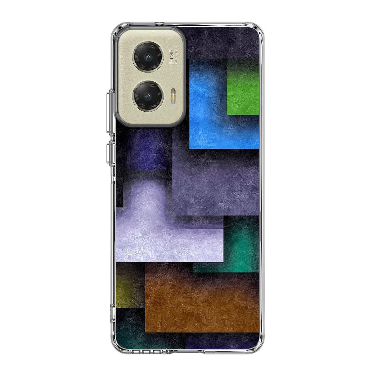 Colorful Rectangel Art Motorola Moto G Stylus 5G 2024 Case