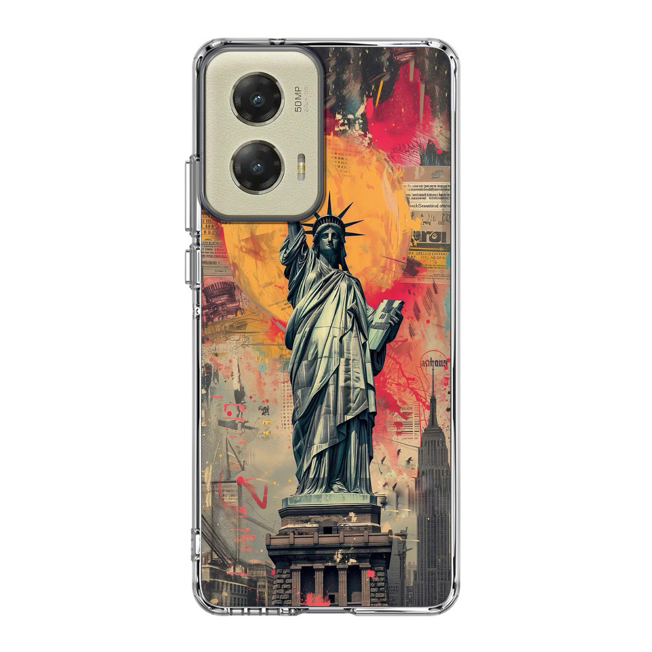 Canvas Art Statue of Liberty Motorola Moto G Stylus 5G 2024 Case