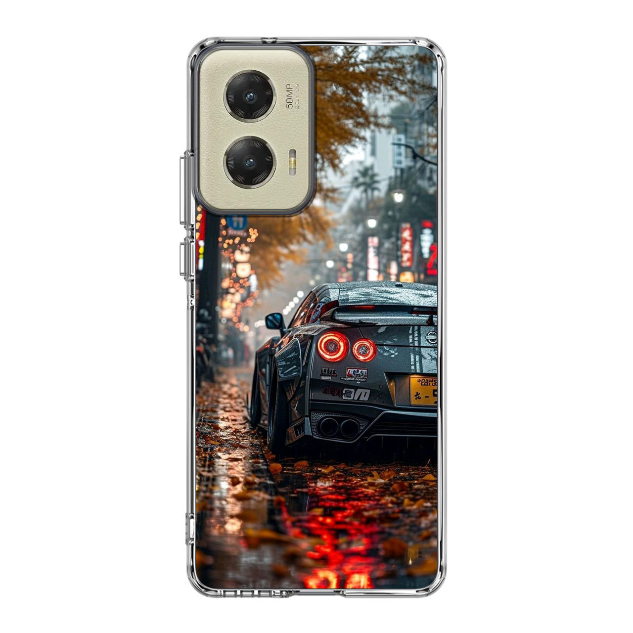 Neon Drift Autumn Streets Motorola Moto G Stylus 5G 2024 Case
