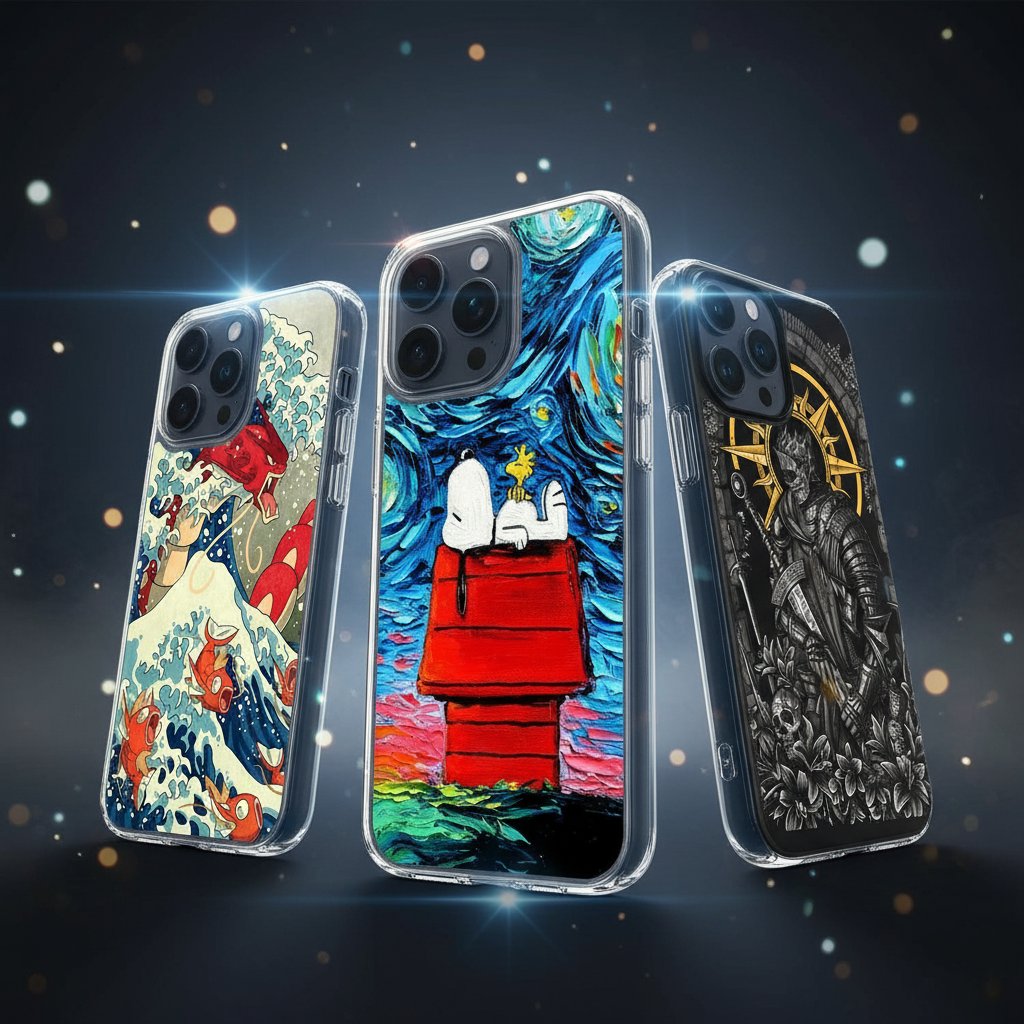 Premium Phone Cases Meta Ads Marketing Image