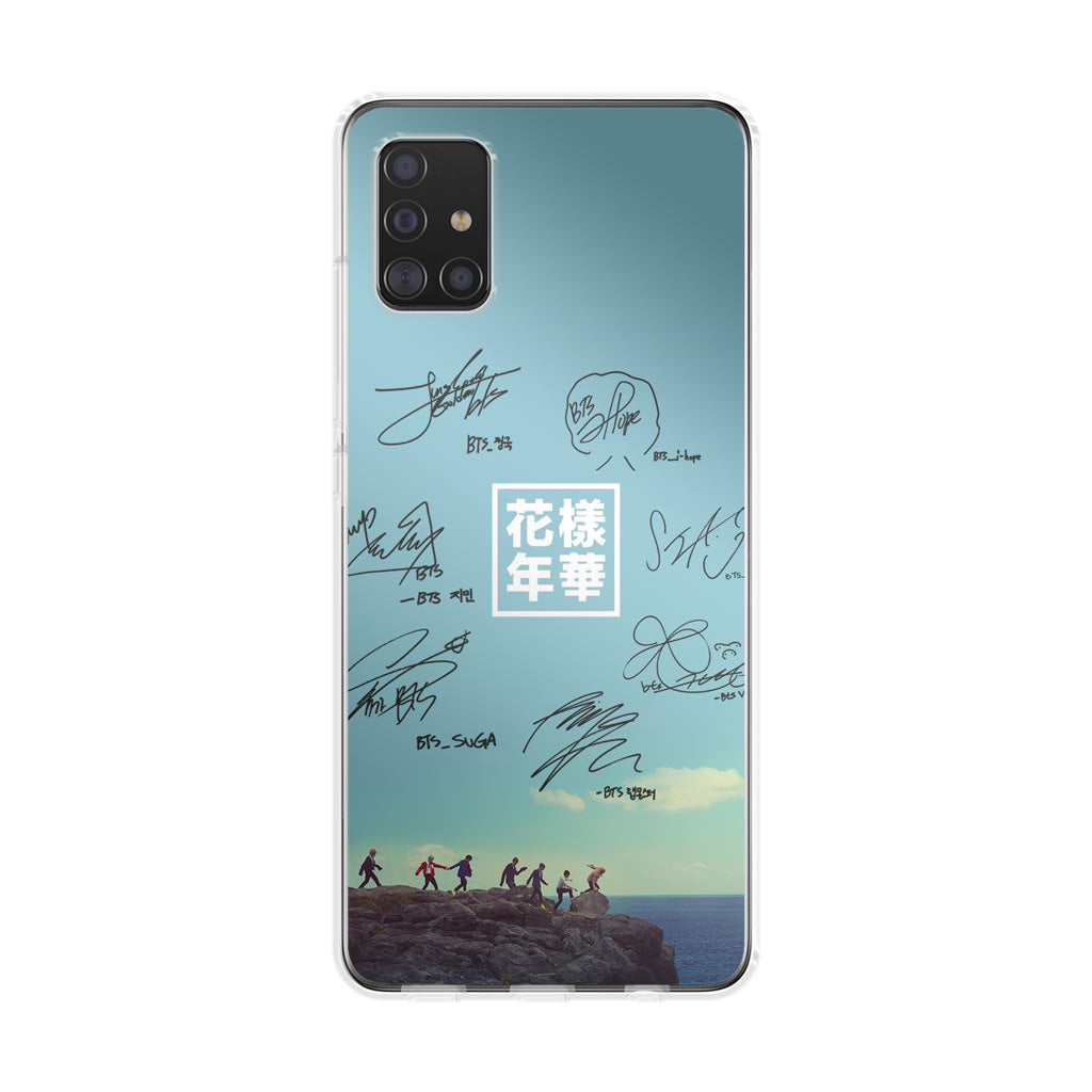 BTS Signature Galaxy A51 / A71 Case