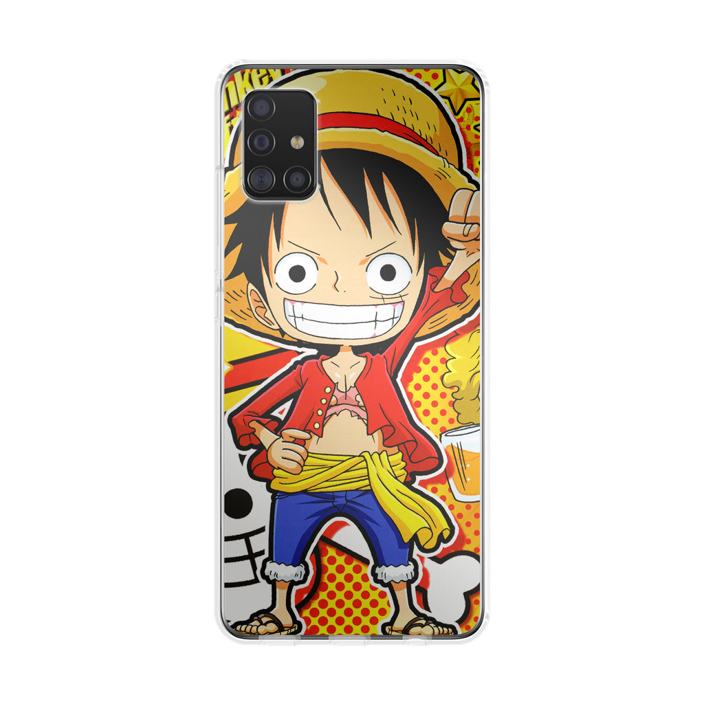 One Piece Cute Luffy Galaxy A51 / A71 Case
