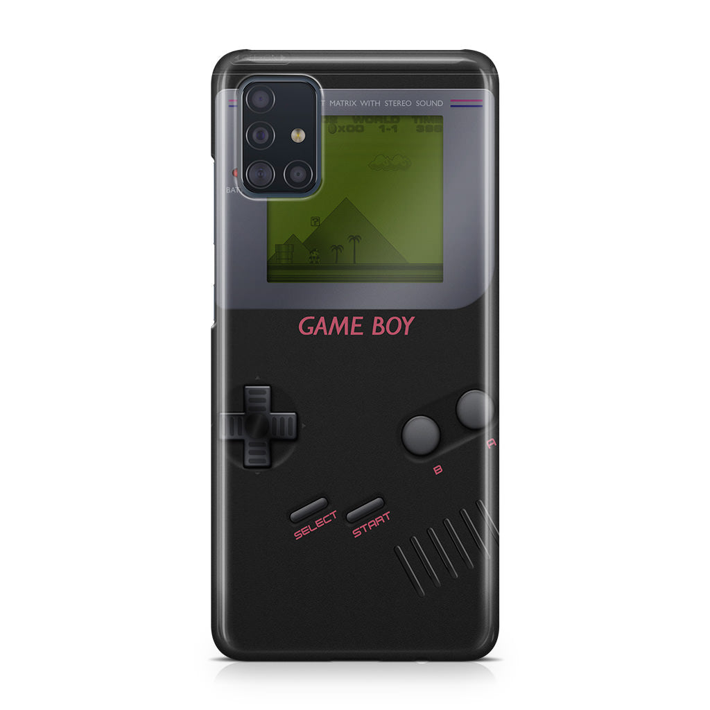 Game Boy Black Model Galaxy A51 / A71 Case