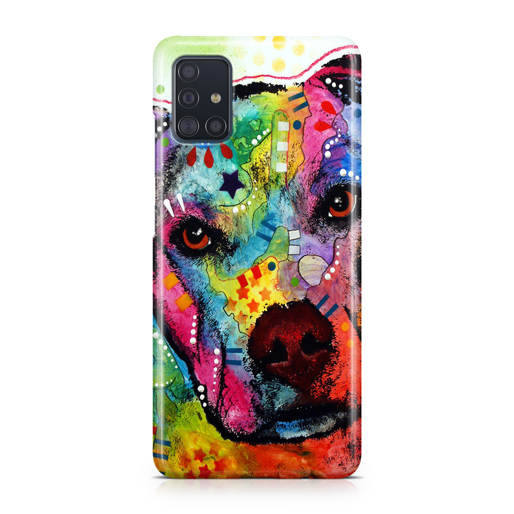 Pitbull Love Painting Galaxy A51 / A71 Case