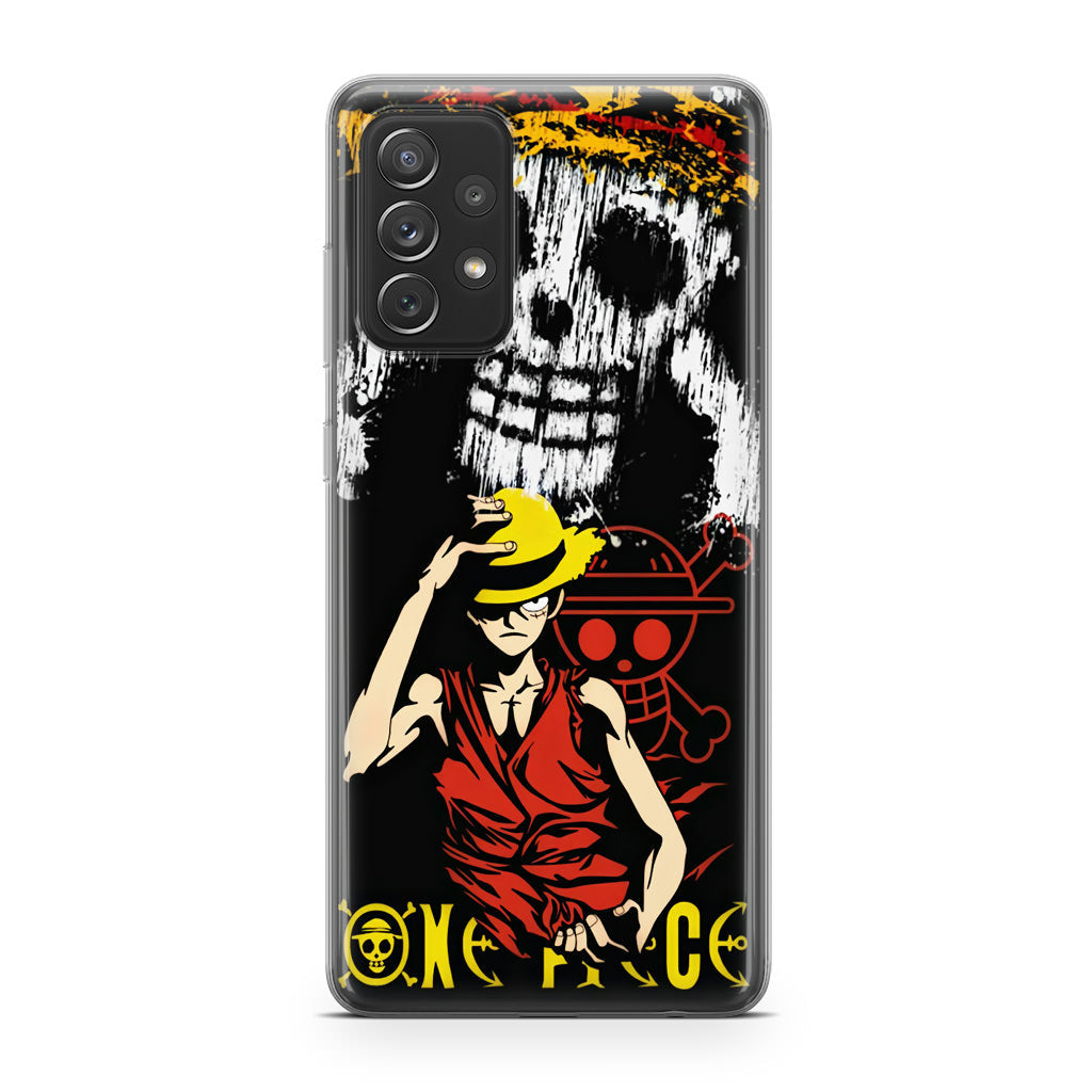 Monkey D Luffy Paint Art Galaxy A53 5G Case