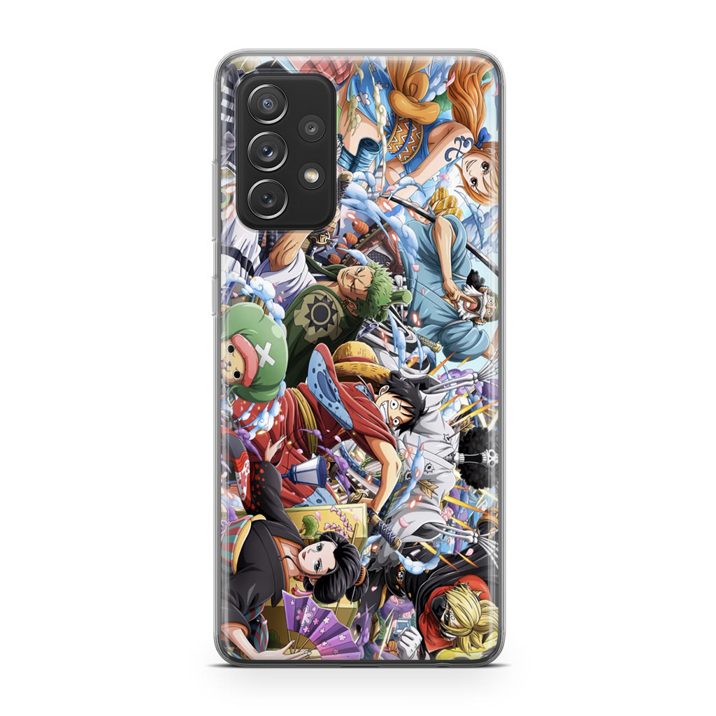 Straw Hat Pirates Arc Wano Galaxy A53 5G Case