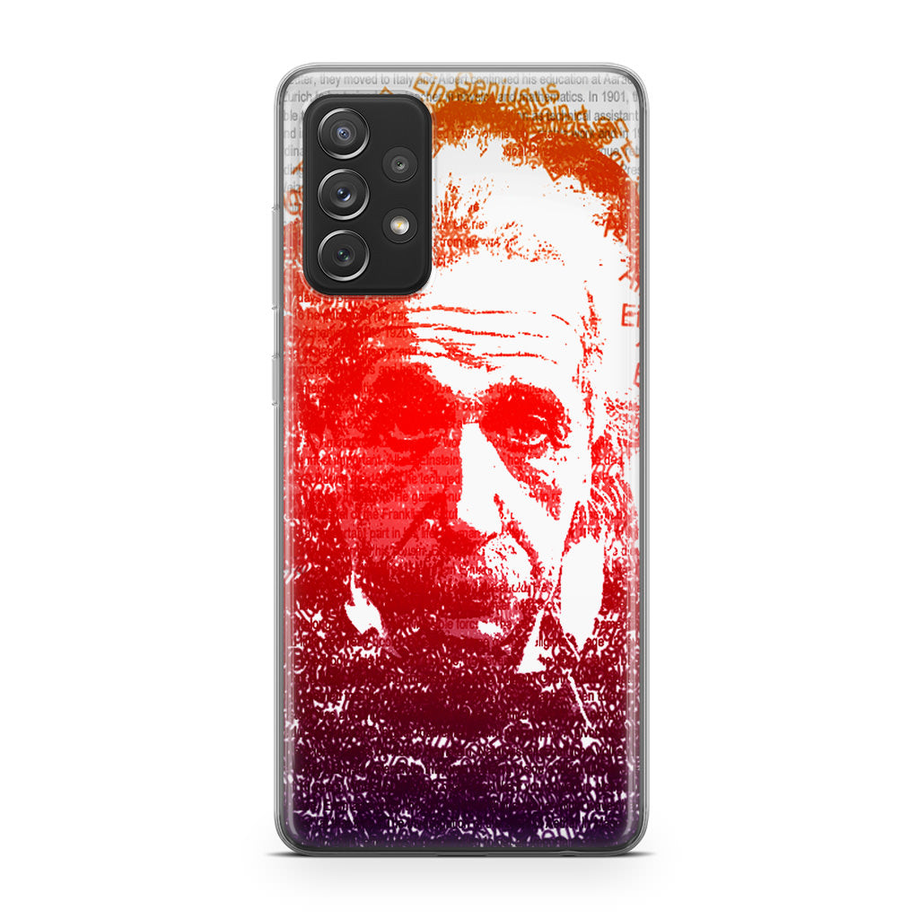Albert Einstein Art Galaxy A53 5G Case