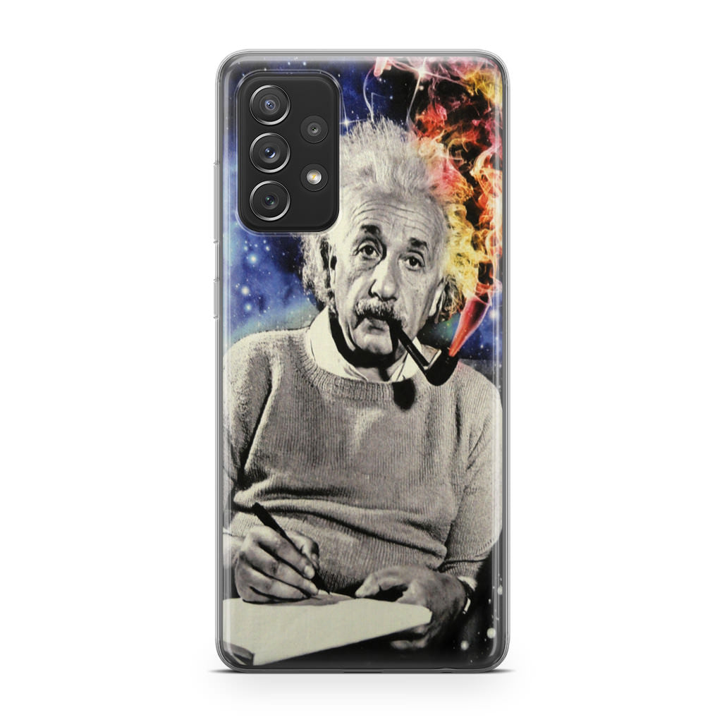 Albert Einstein Smoking Galaxy A53 5G Case