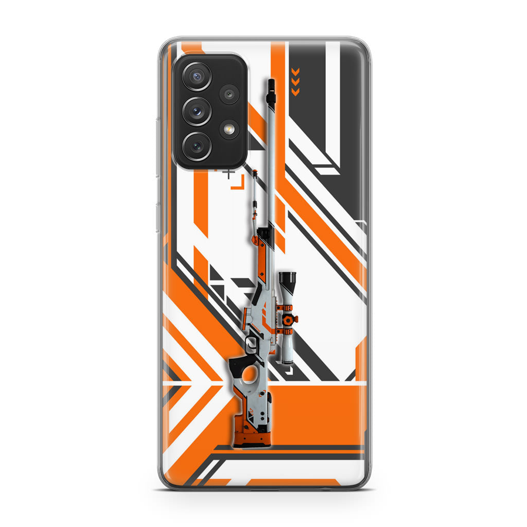 AWP Asiimov Galaxy A53 5G Case