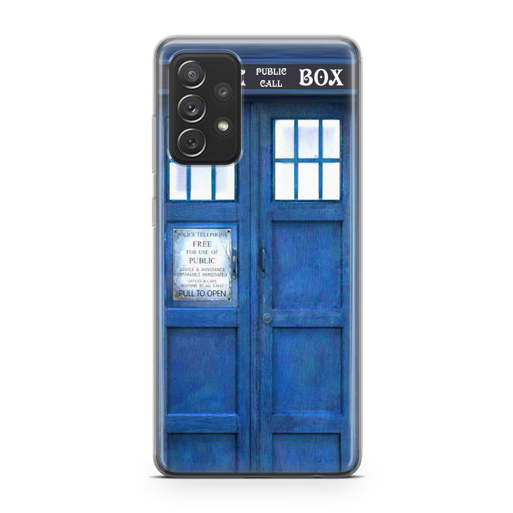 Blue Police Call Box Galaxy A23 5G Case