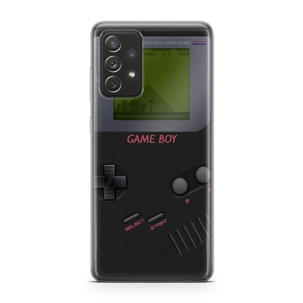 Game Boy Black Model Galaxy A53 5G Case