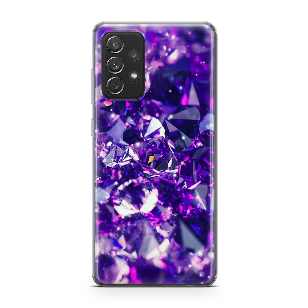 Purple Crystal Galaxy A23 5G Case