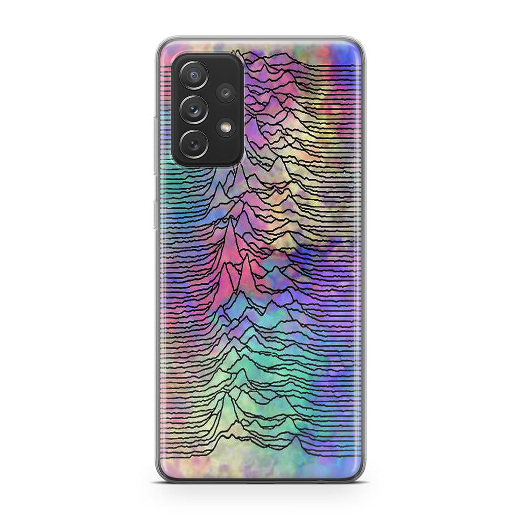 Joy Division Unknown Pleasures Colorful Galaxy A53 5G Case