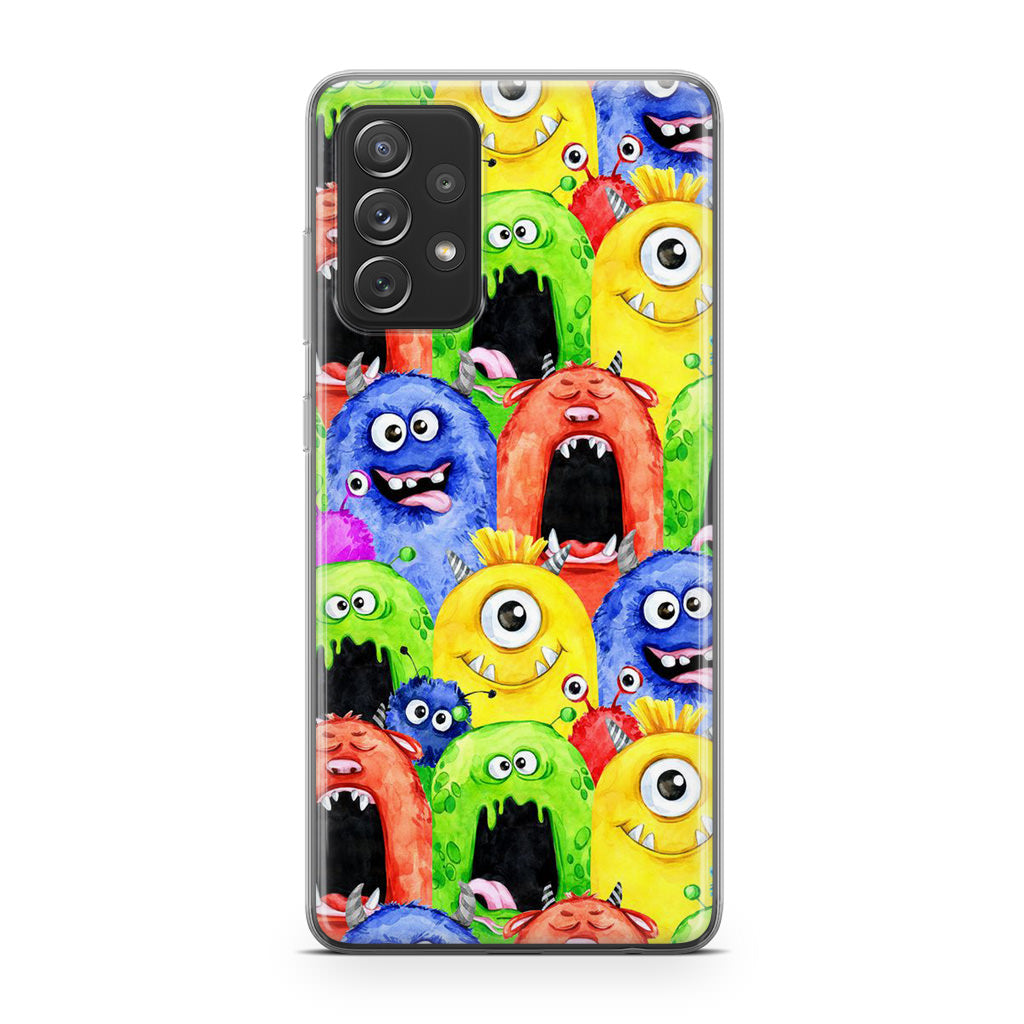 Monster Watercolor Art Galaxy A53 5G Case