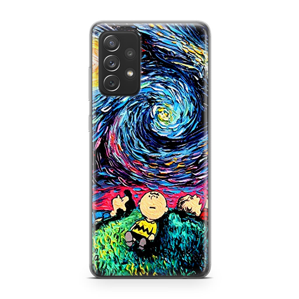 Peanuts At Starry Night Galaxy A53 5G Case