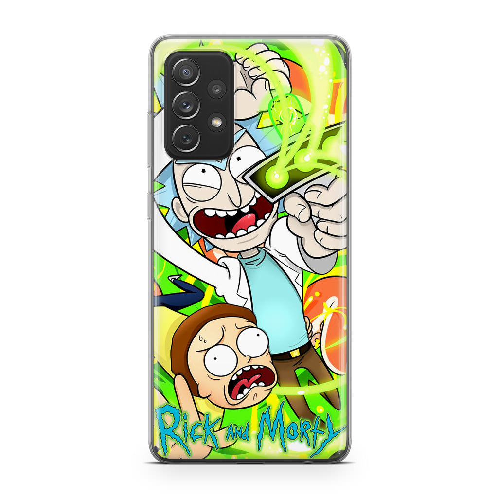 Rick And Morty Shoot Portal Gun Galaxy A53 5G Case