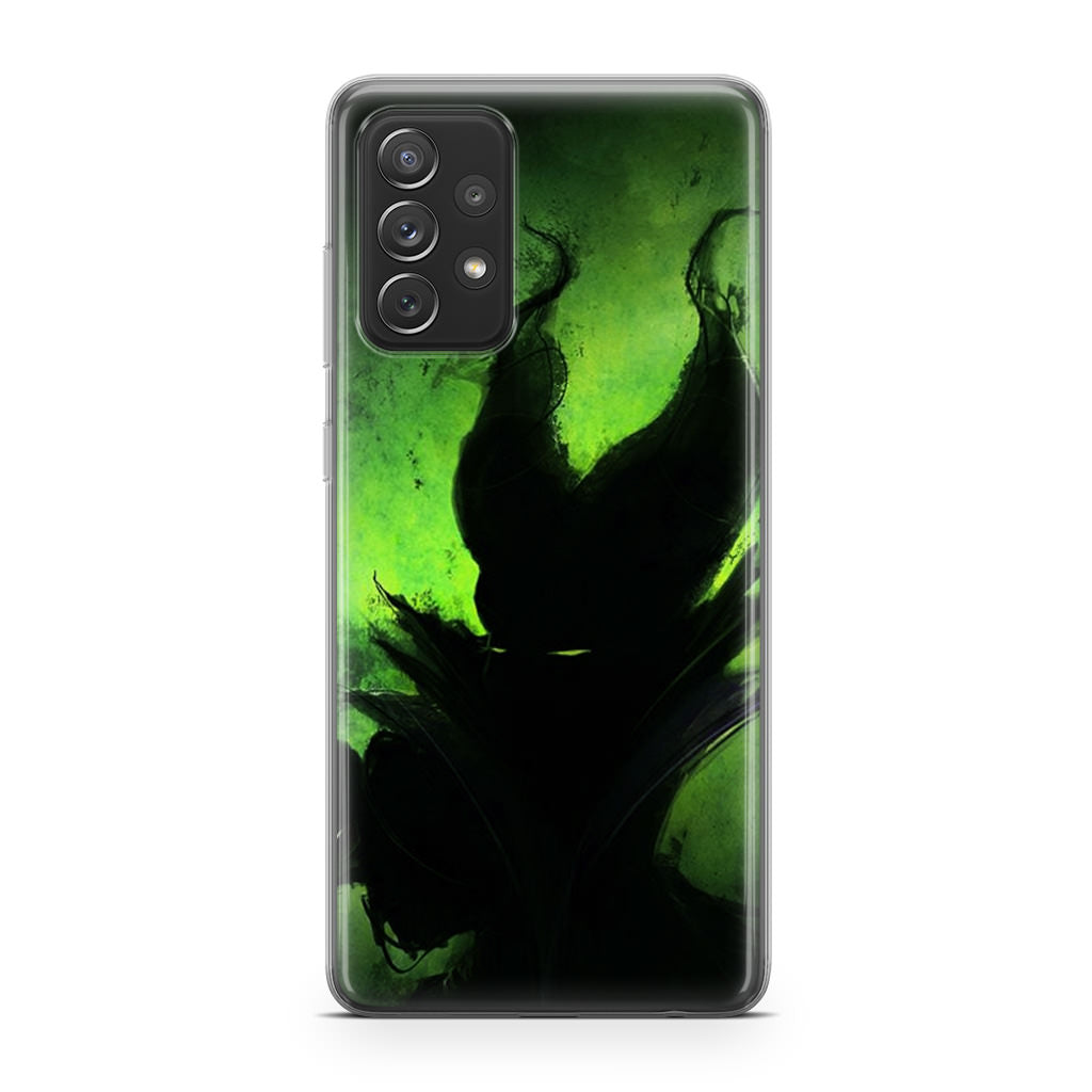 Villains Maleficent Silhouette Galaxy A53 5G Case