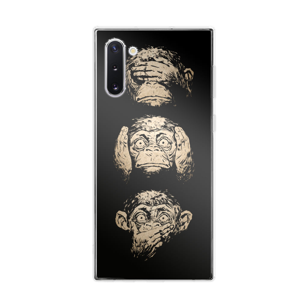 3 Wise Monkey Galaxy Note 10 Case