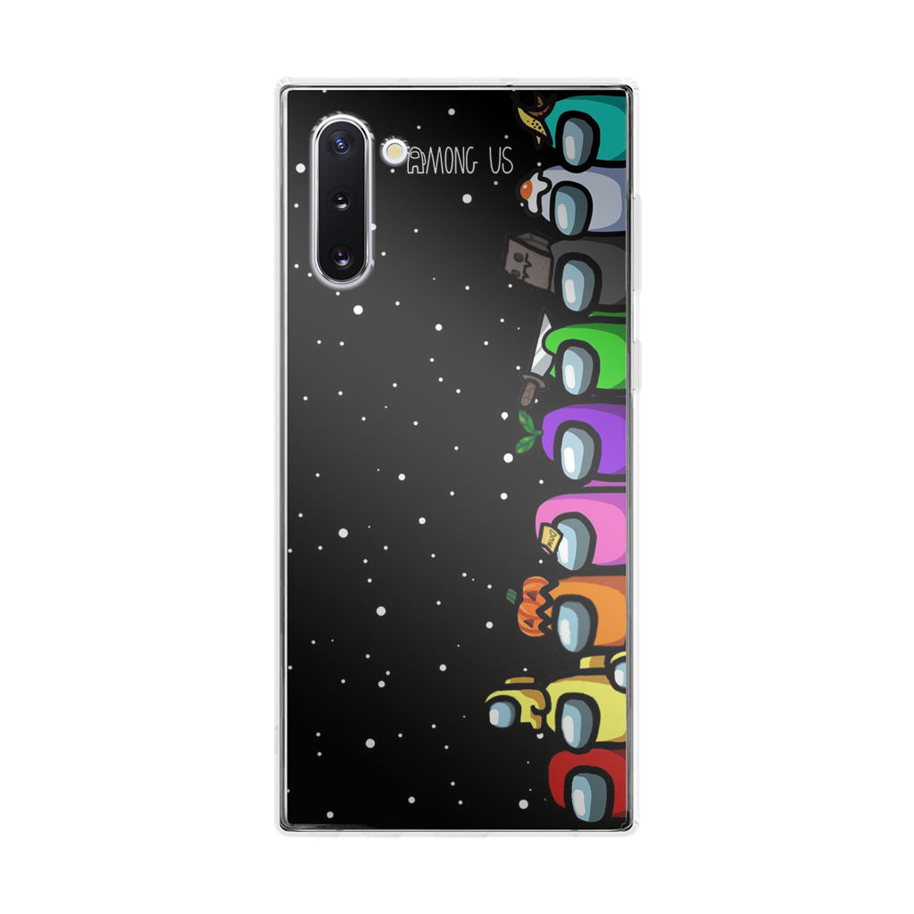 Among Us Crewmate Galaxy Note 10 Case
