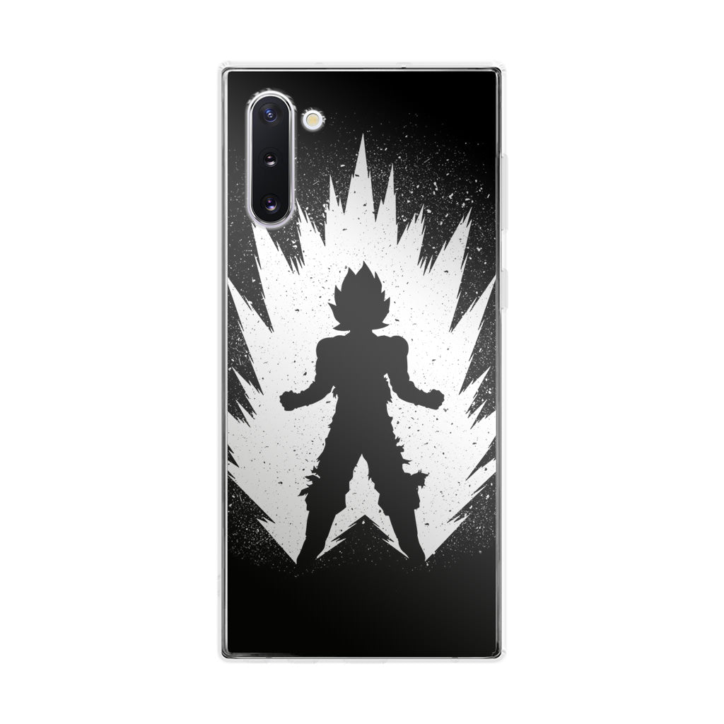 Goku Super Saiyan Black White Galaxy Note 10 Case