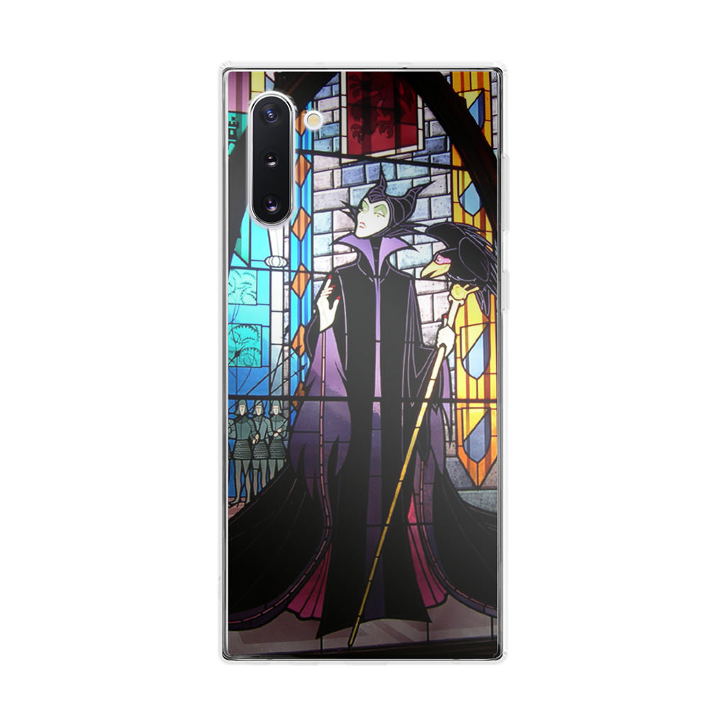Maleficent Sleeping Beauty Glass Art Galaxy Note 10 Case