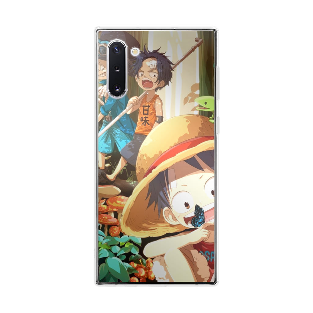 One Piece Little Sabo Ace Luffy Cute Galaxy Note 10 Case