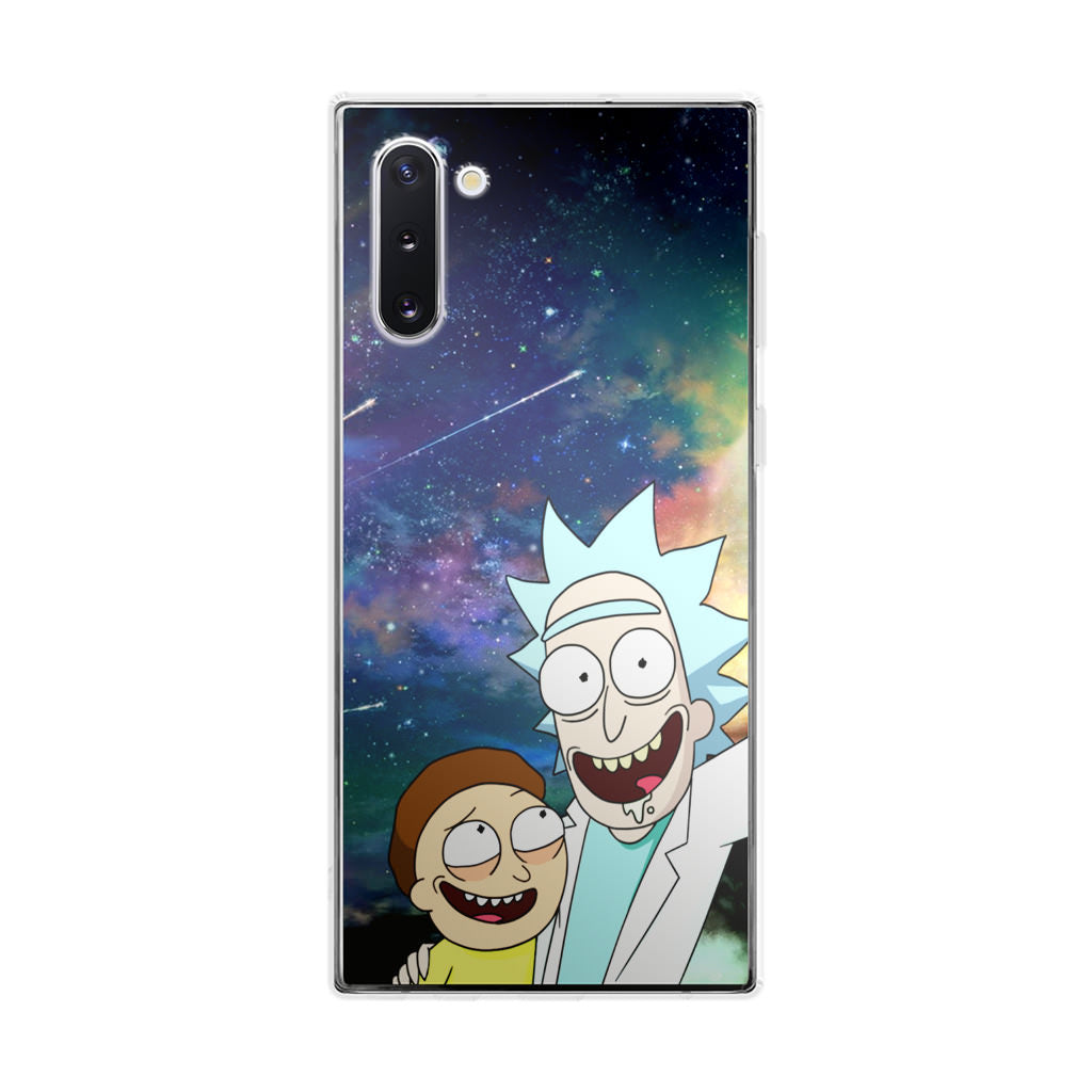 Rick And Morty In The Space Galaxy Note 10 Case