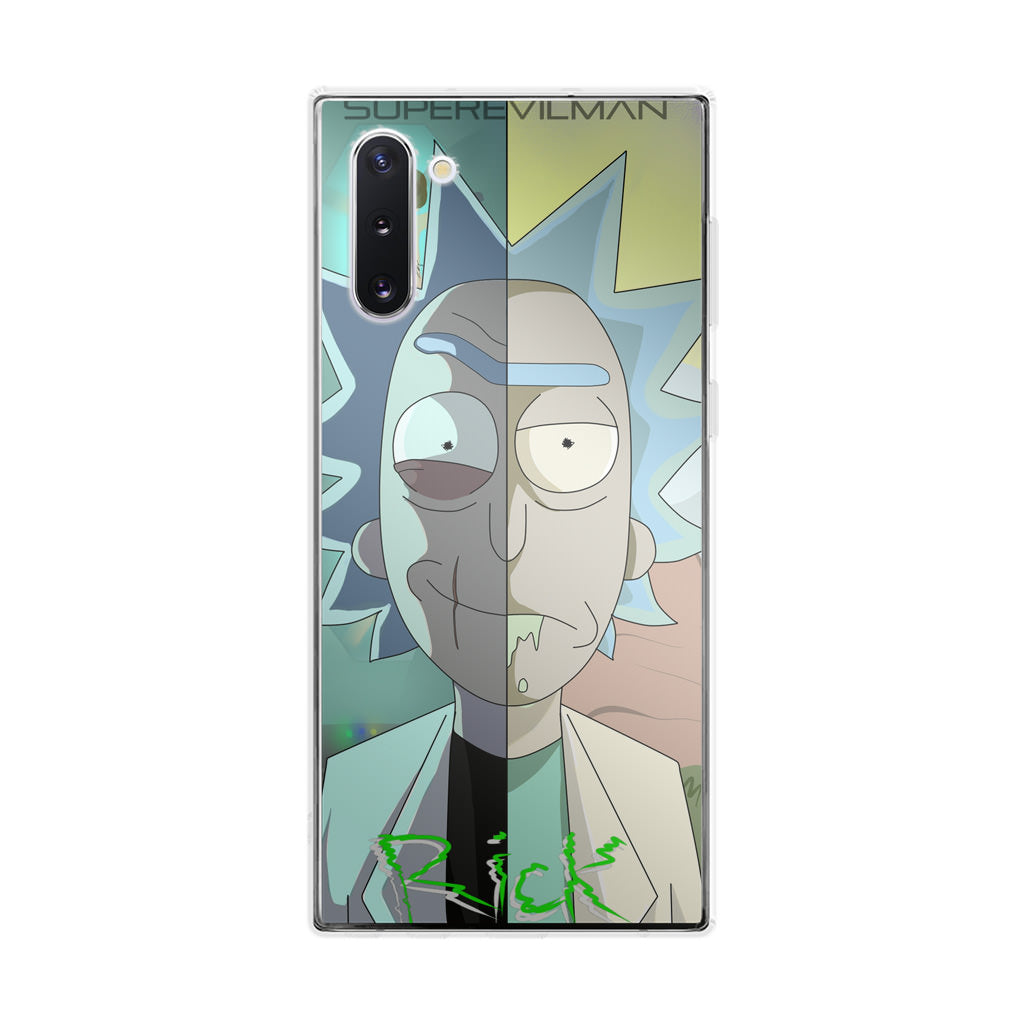 Super Evil Man Rick And Rick Galaxy Note 10 Case