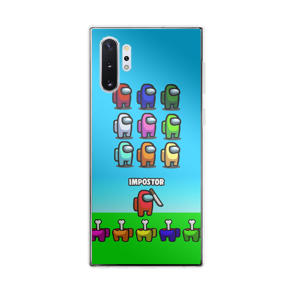 Among Us Galaxy Note 10 Plus Case